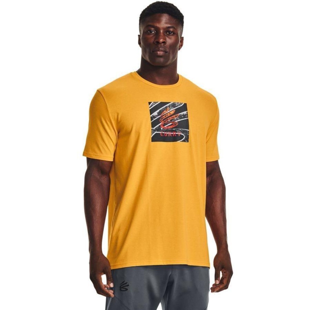 Camiseta Under Armour Curry Iron Bo - Masculina - Foto 1
