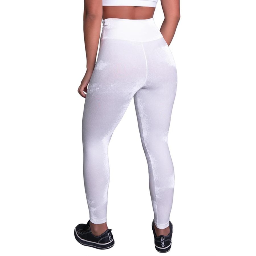 Imagem 2 do produto Calça Legging MVB Modas Veludo Molhado Cintura - Feminina