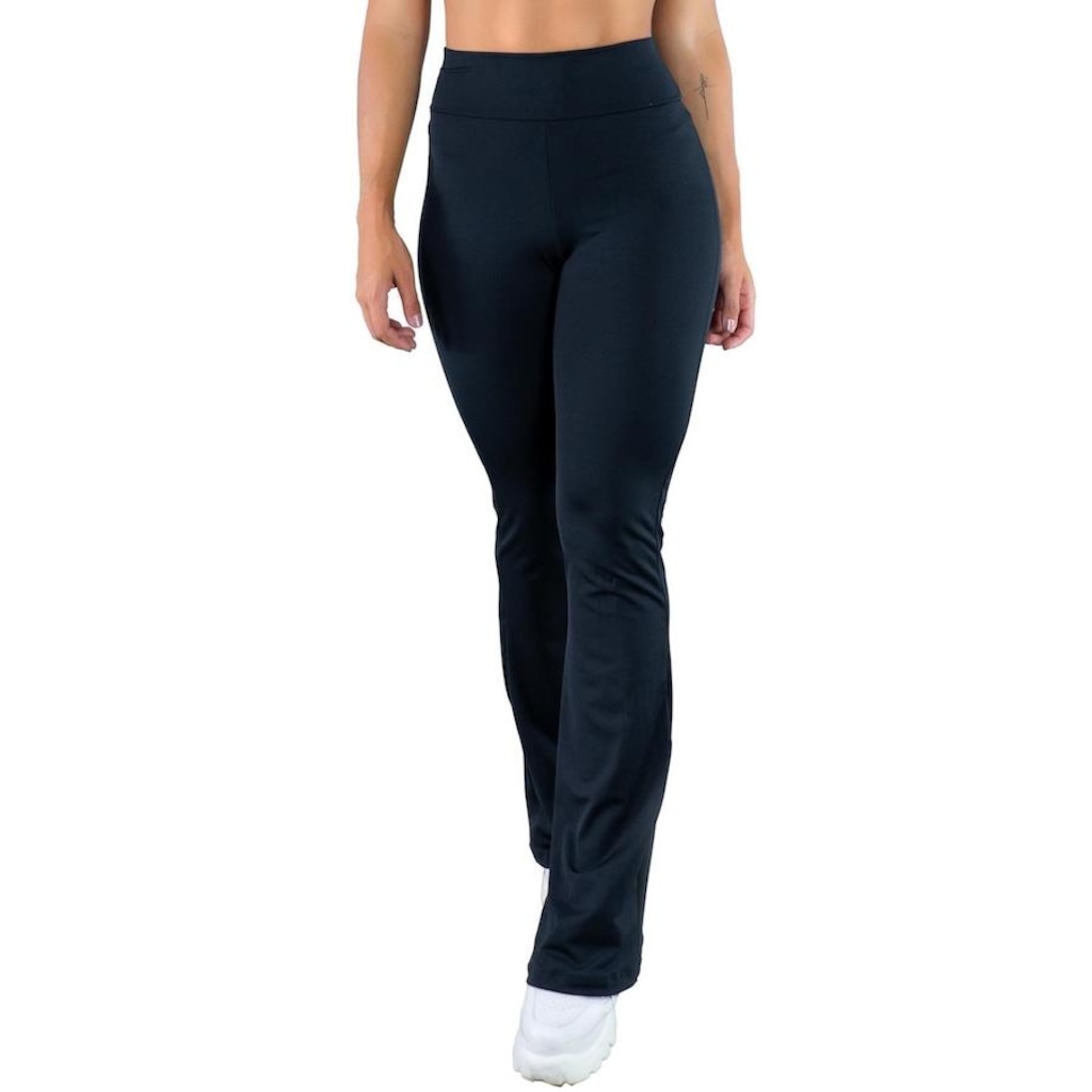 Calça Bailarina MVB Modas Flare Pantalona Suplex - Feminina