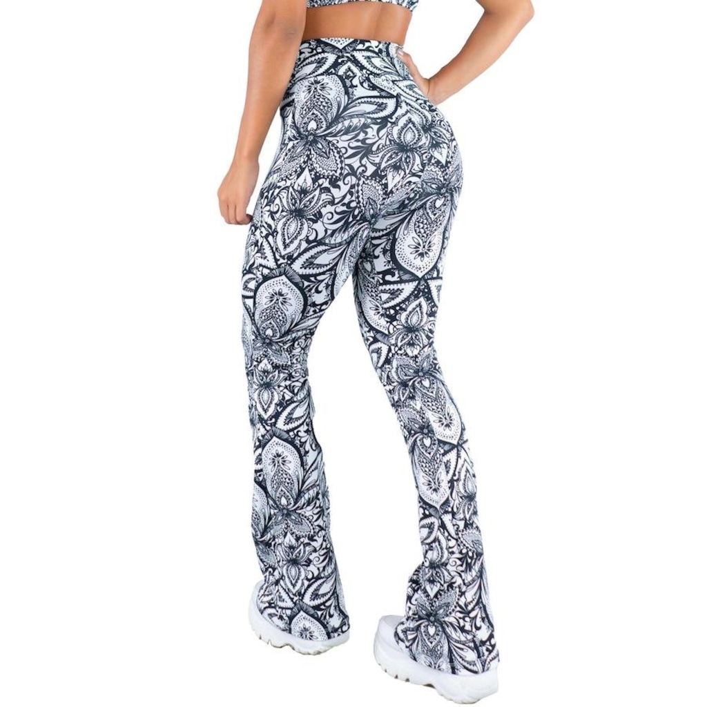 Imagem 2 do produto Calça Bailarina MVB Modas Flare Pantalona Suplex - Feminina