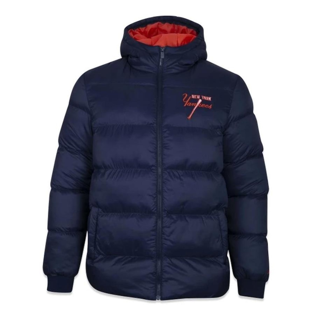 Jaqueta com Capuz Puffer New Era New York Yankees Core - Masculina