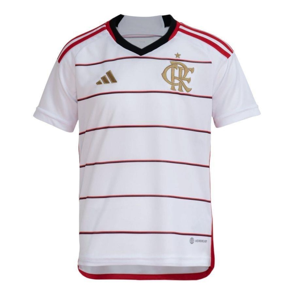 Camisa 2 do CR Flamengo 23/24 adidas - Infantil - Foto 1
