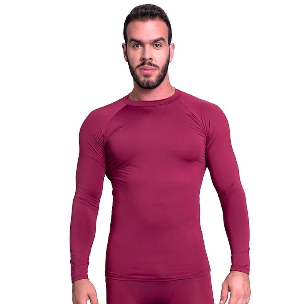 Camisa Térmica MVB Modas Proteção Uv 50 + - Masculina