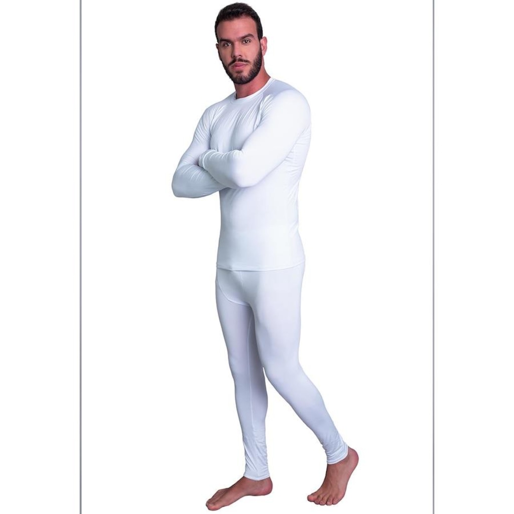 Imagem 2 do produto Conjunto Segunda Pele Térmico MVB Modas Proteção Uv 50+ - Masculino