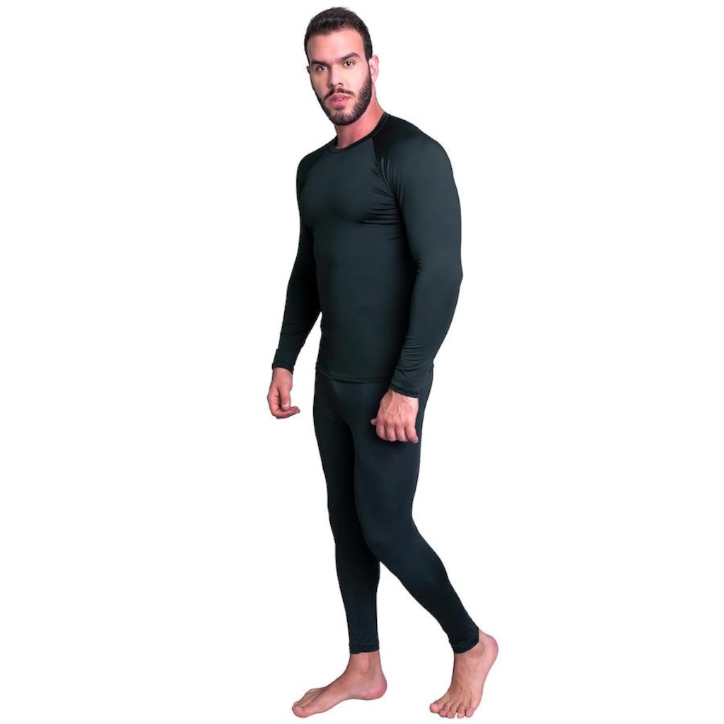 Imagem 2 do produto Conjunto Segunda Pele Térmico MVB Modas Proteção Uv 50+ - Masculino