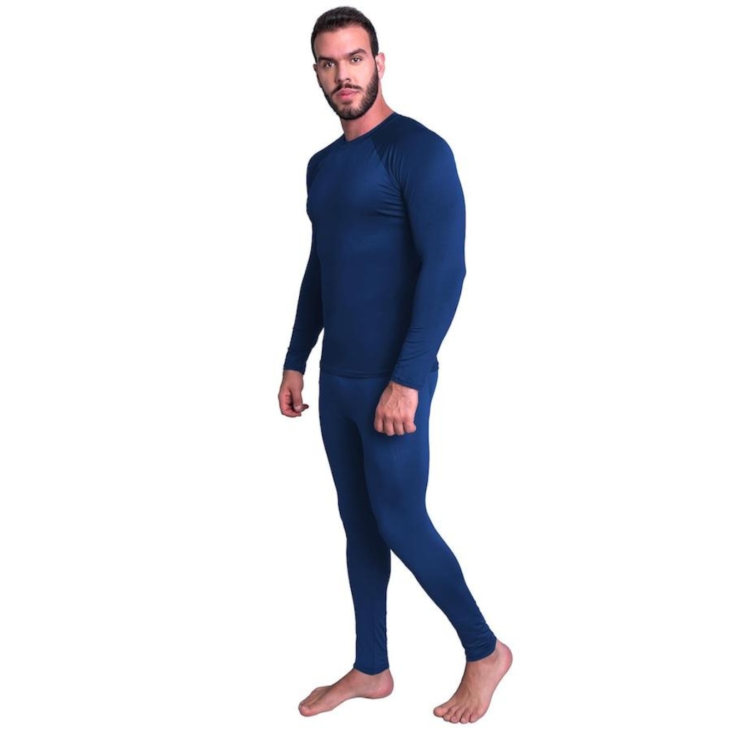 Imagem 2 do produto Conjunto Segunda Pele Térmico MVB Modas Proteção Uv 50+ - Masculino