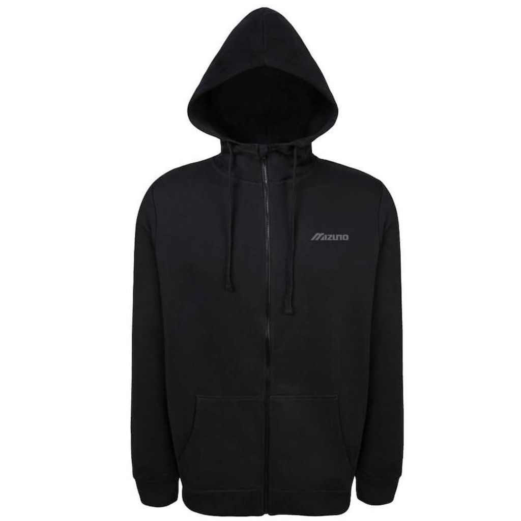 Jaqueta com Capuz Mizuno Zipper MZN - Masculina - Foto 1
