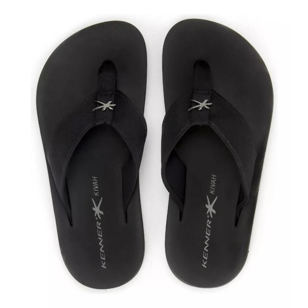 Chinelo Kenner Kivah TKS-01 Preto - Masculino - Foto 1