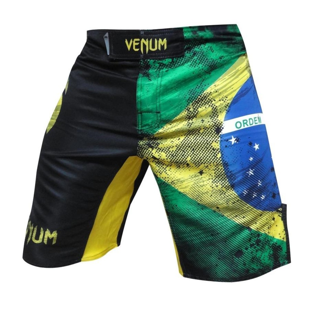 Bermuda Fight Venum Brazilian Flag 2020 - Masculina - Foto 1