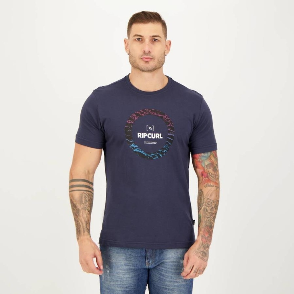 Camiseta Rip Curl Circle Tee - Masculina - Foto 1