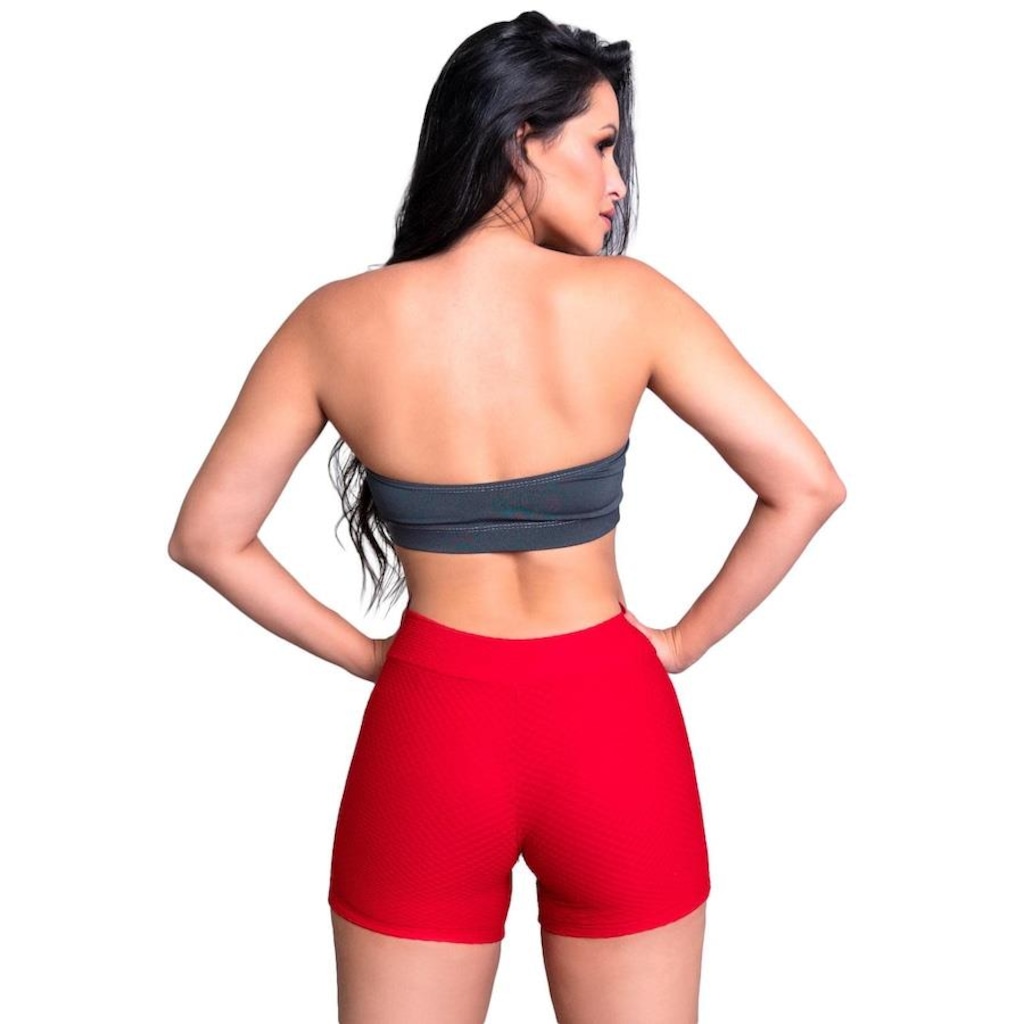 Imagem 3 do produto Shorts MVB Modas Textura Bolha - Feminino