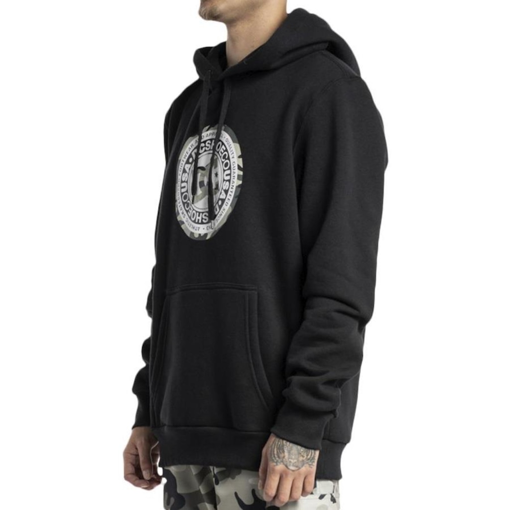 Imagem 3 do produto Blusão de Moletom com Capuz DC Shoes Canguru DC Circle Star - Masculino