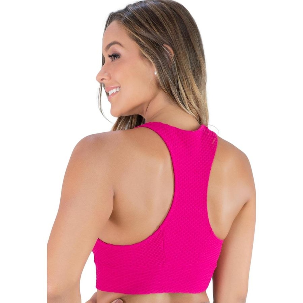 Imagem 2 do produto Top Fitness MVB Modas Tecido Bolha - Feminino
