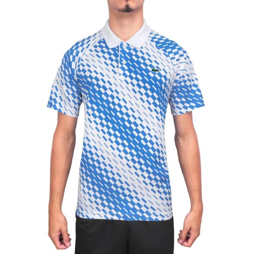 Camisa Polo Lacoste Novak Djokovic Fã - Masculina - Foto 1