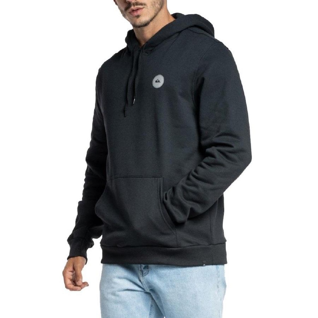 Imagem 2 do produto Blusão de Moletom com Capuz Quiksilver Fechado Transfer Round - Masculino