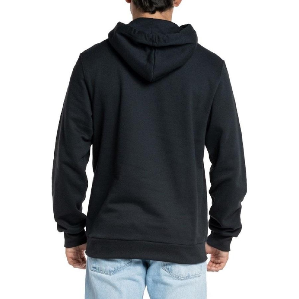 Imagem 3 do produto Blusão de Moletom com Capuz Quiksilver Fechado Transfer Round - Masculino