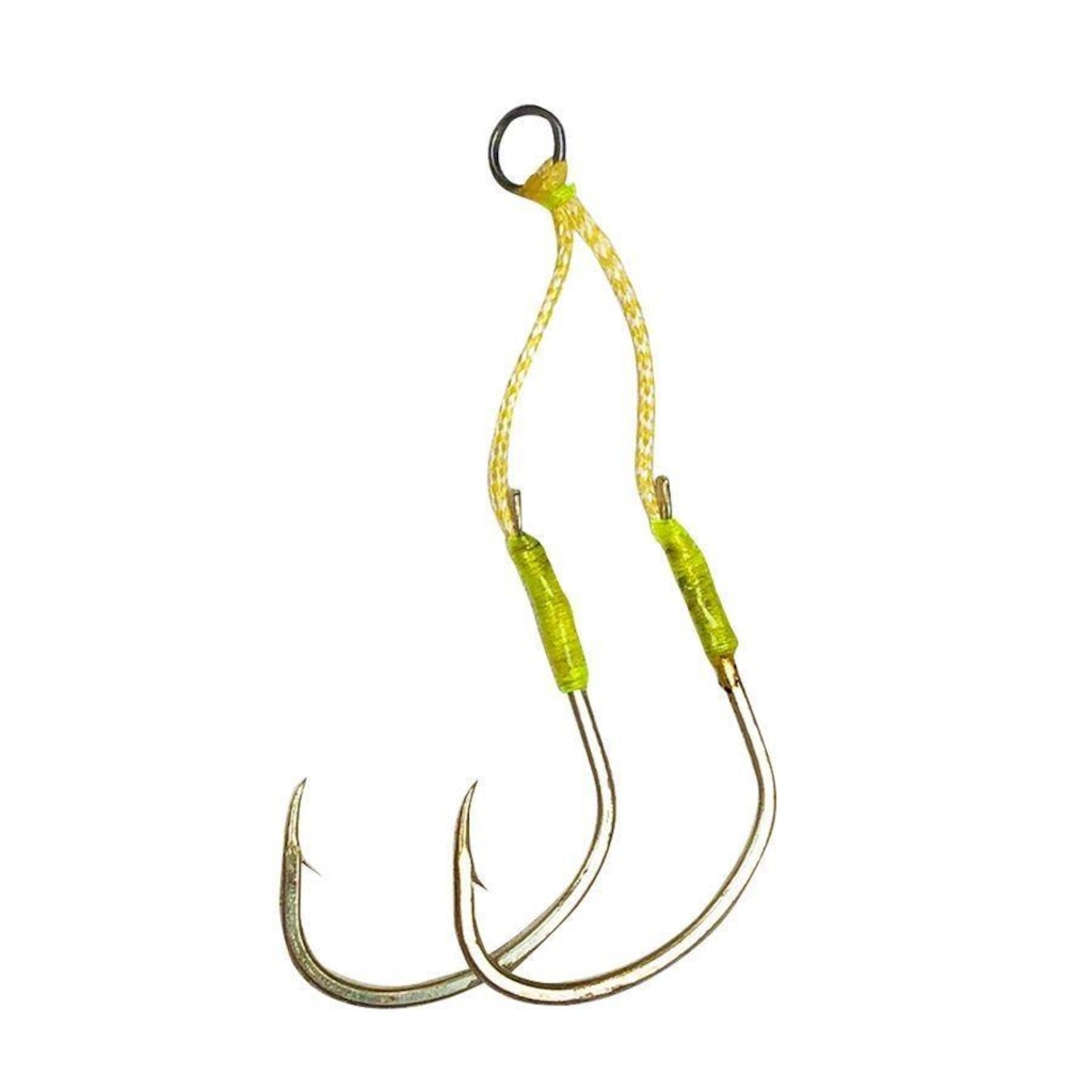 Anzol Pioneer Assist Hooks Slow Fall 3/0 - 30mm - Fluor Pink