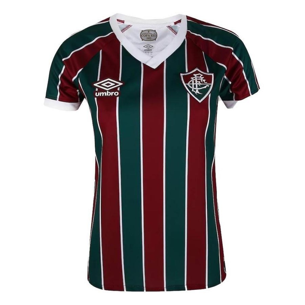 Camisa do Fluminense Oficial 1 2023 Umbro - Feminino - Foto 1