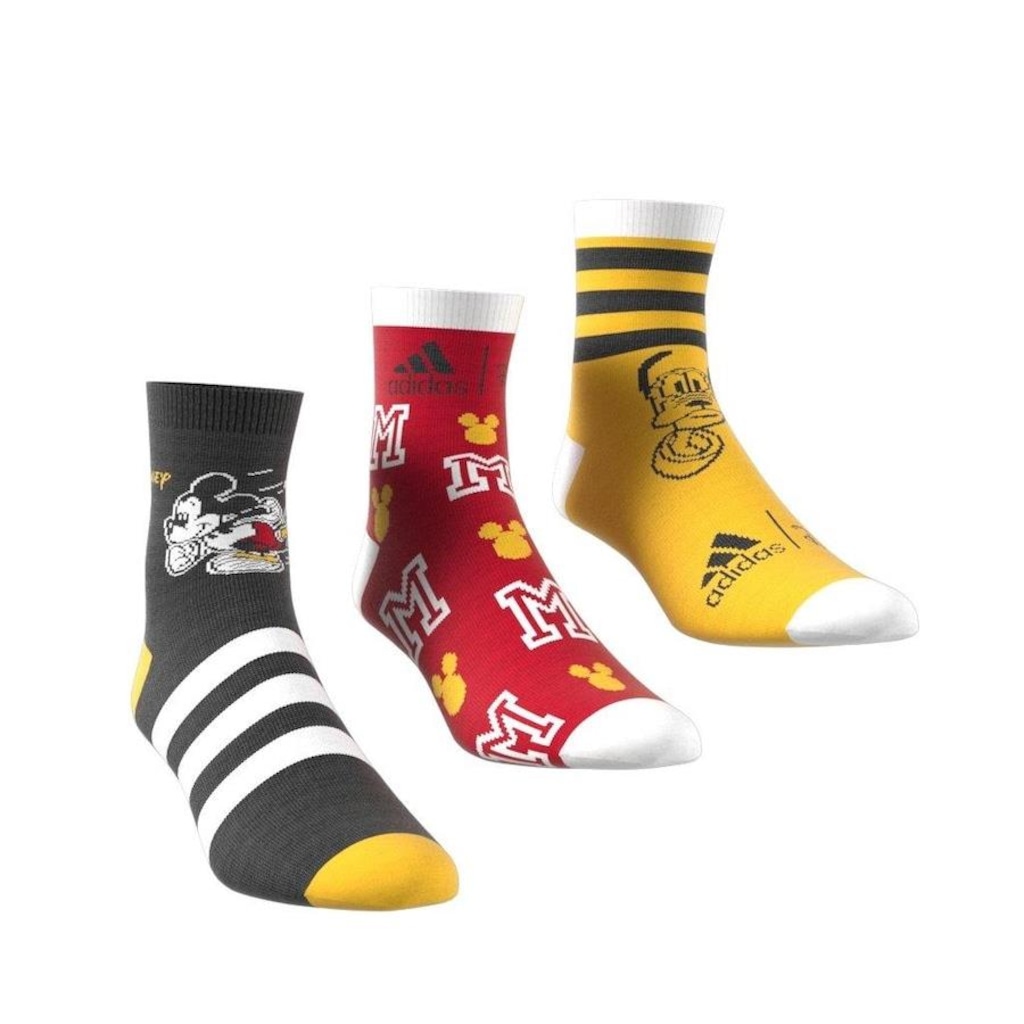 Meia Cano Alto adidas Disney - Infantil - Foto 1