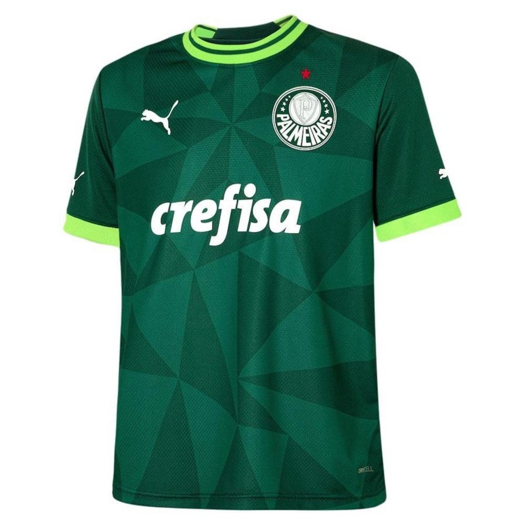 Camisa do Palmeira I 23 Infantil Puma Torcedor - Foto 1