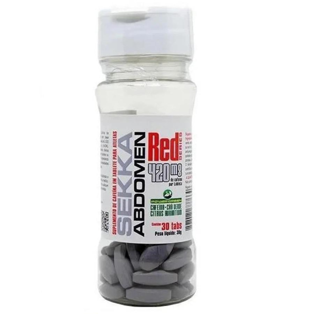 Termogênico Sekka Abdomen Red Series 420mg - 30 Tabletes - Foto 1
