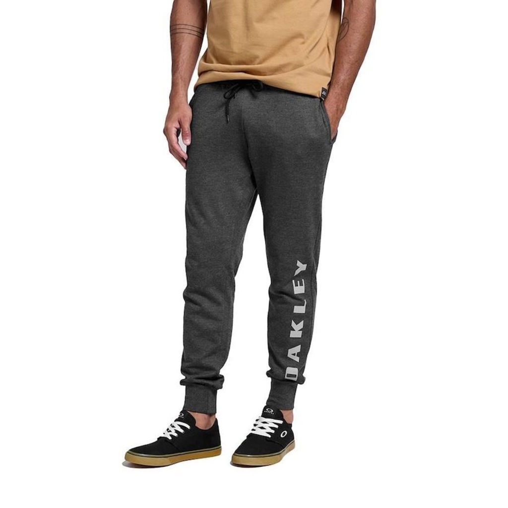 Calça Oakley Moletom Bark Jogger - Masculina - Foto 1