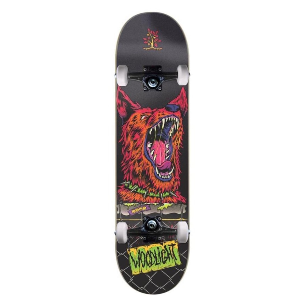 Skate Iniciante Wood Light Lobo - Foto 1