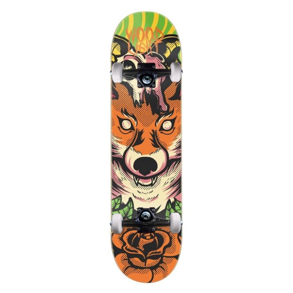 Skate Iniciante Wood Light Raposa - Foto 1