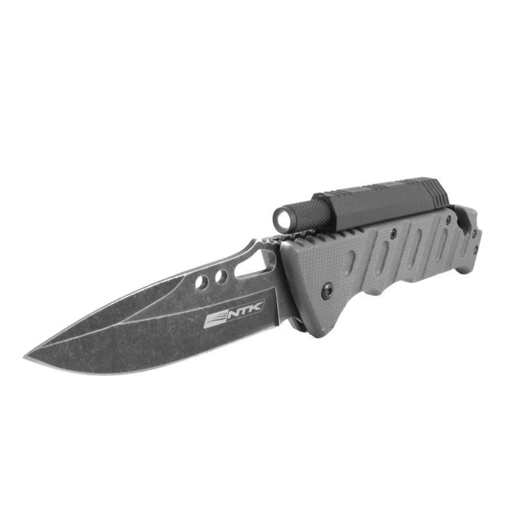 Canivete Borlov TAG com iniciador de fogo e lanterna LED