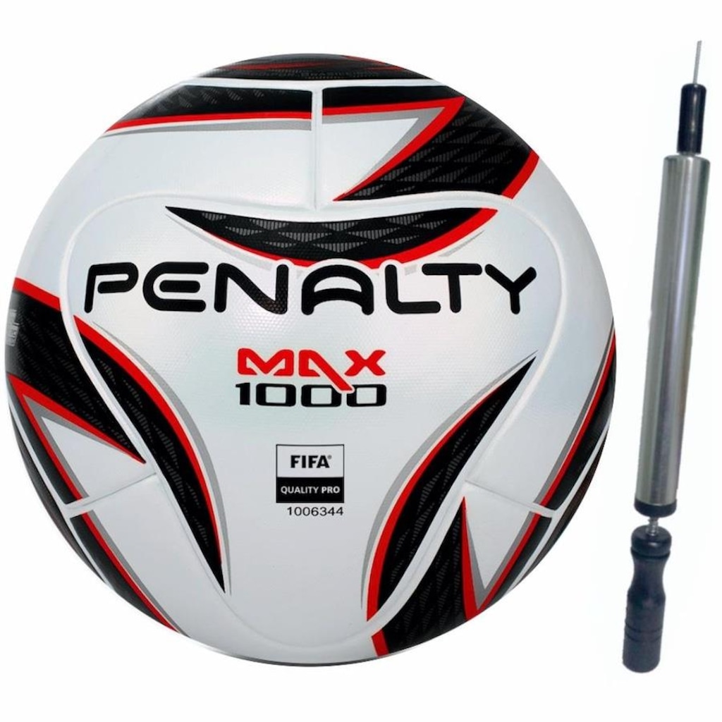 Bola de Futsal Penalty Max 1000 Profissional Aprovada Fifa Mais Inflador - Foto 1