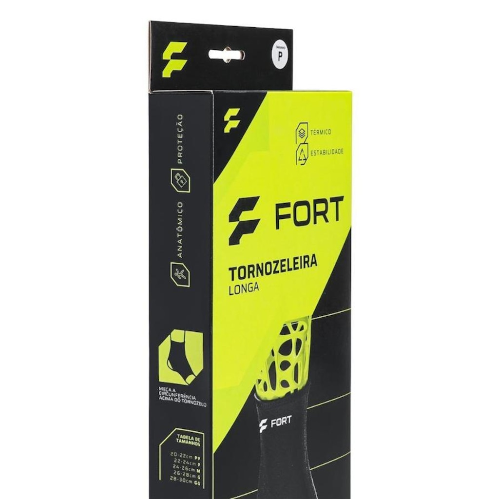 Imagem 2 do produto Tornozeleira Fort Neoprene Longa