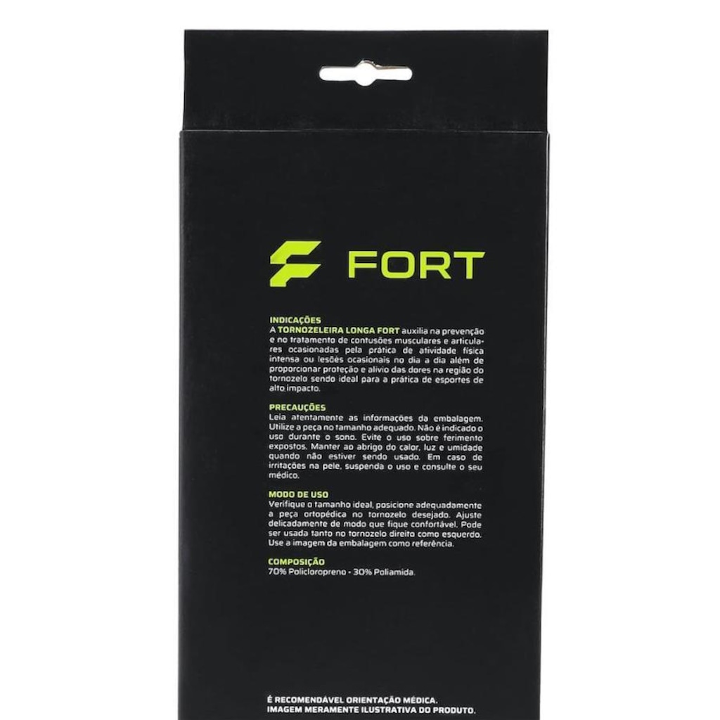 Imagem 3 do produto Tornozeleira Fort Neoprene Longa