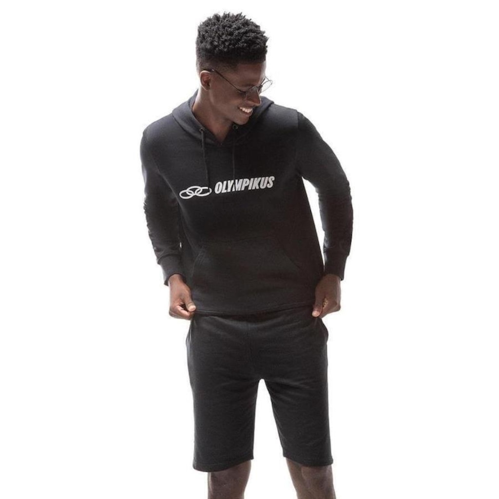 Imagem 3 do produto Blusão de Moletom com Capuz Olympikus Hoodie - Masculino