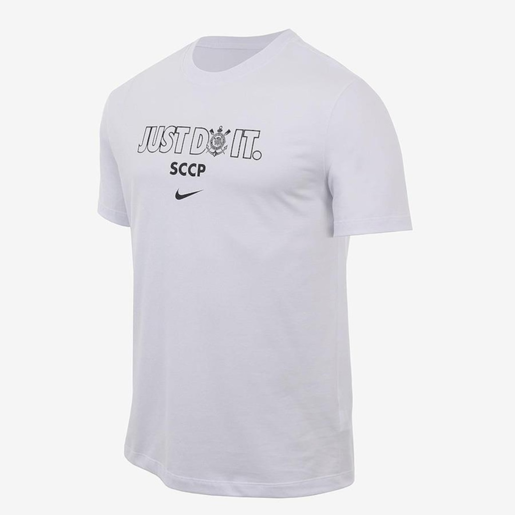 Camiseta do Corinthians Just Do It Nike - Masculina - Foto 1