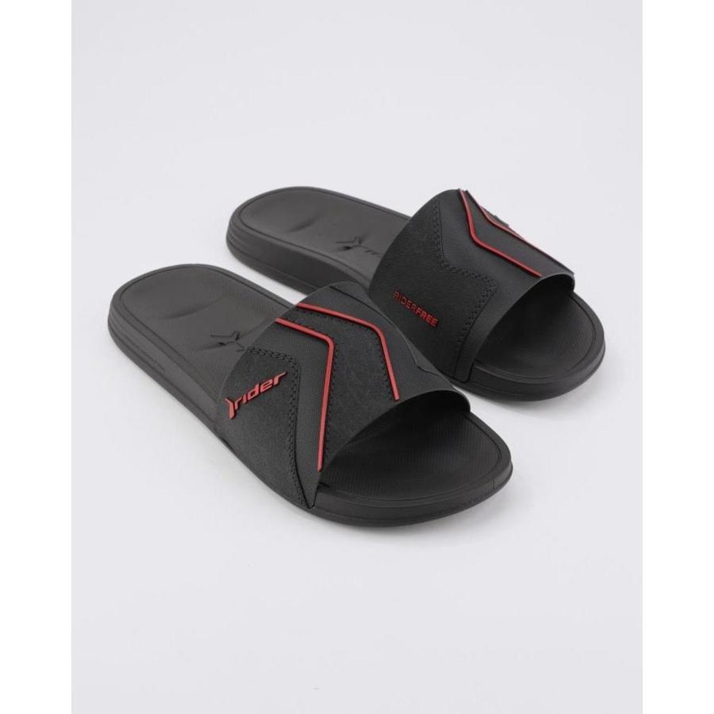Chinelo Slide Rider Free - Masculino - Foto 1
