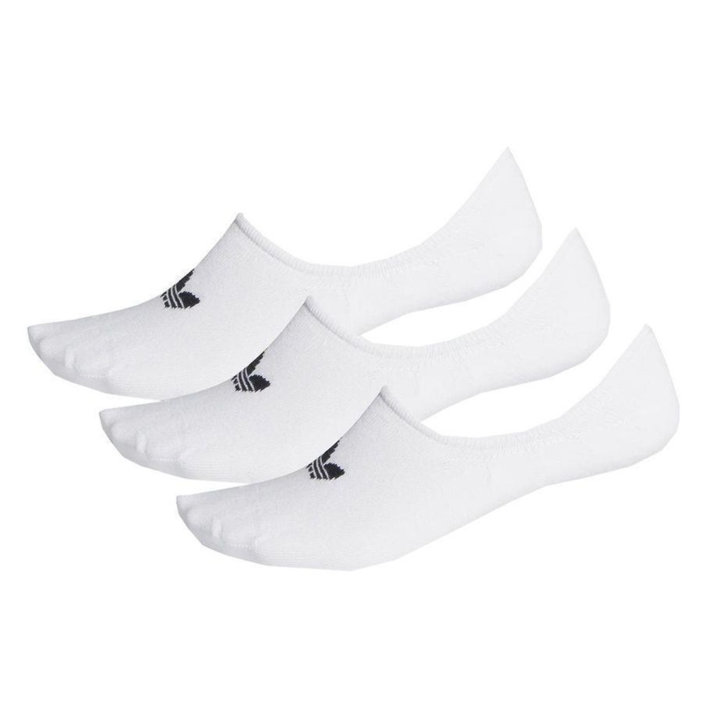 Kit Meia Soquete adidas Low Cut - 3 Pares - Adulto - Foto 1