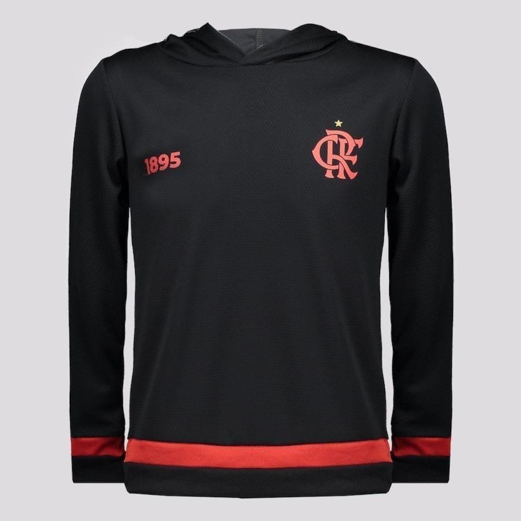 Camiseta do Flamengo Futfanatics Tron Manga Longa - Infantil