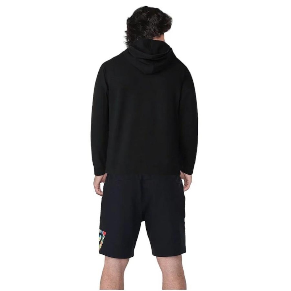 Conjunto Umbro X Panini: Blusão de Moletom com Capuz + Bermuda - Masculino - Foto 2