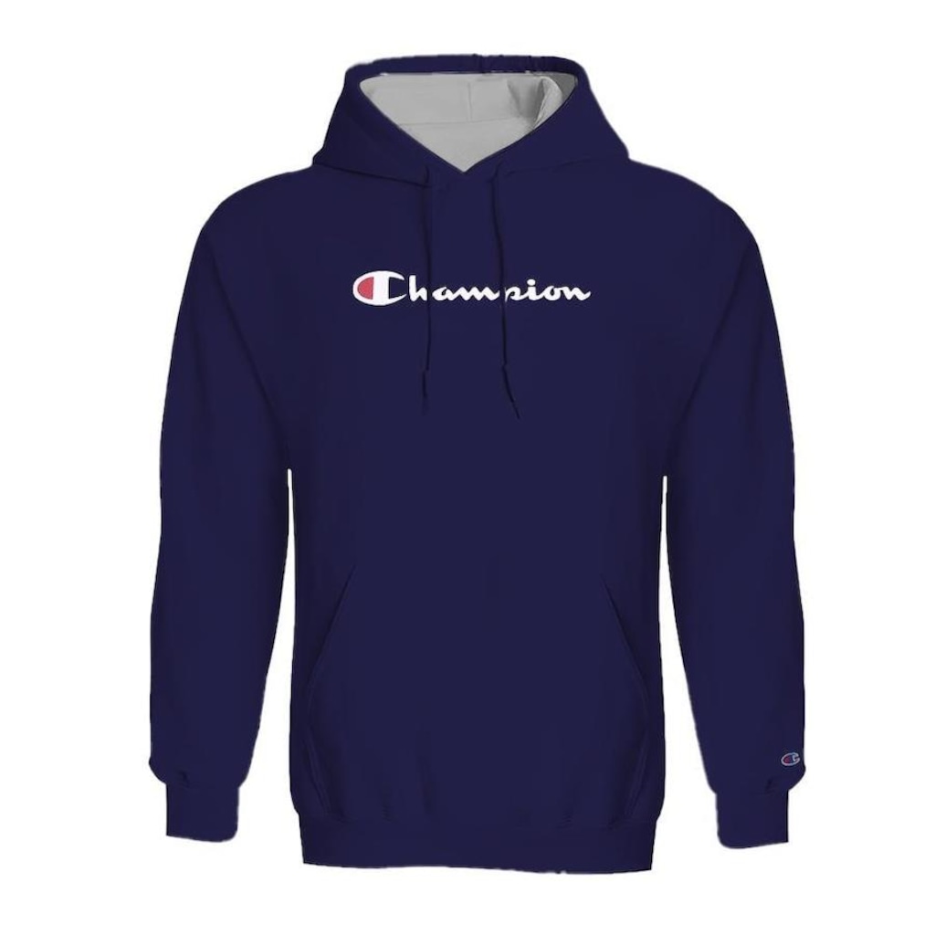 Blusão de Moletom com Capuz Champion Canguru Knockout C Print - Masculino