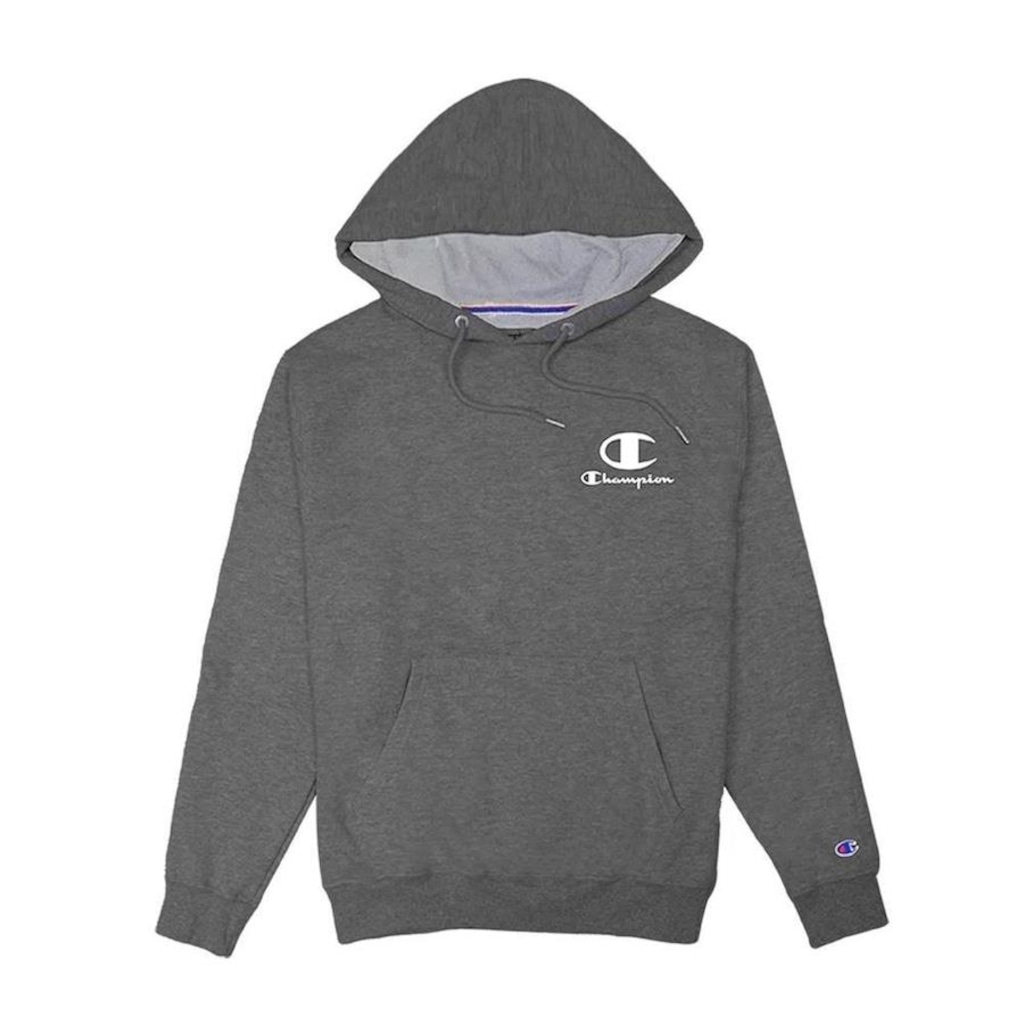 Blusão de Moletom com Capuz Champion Canguru Cl Graphic Ink - Masculino