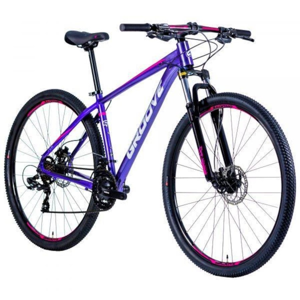Imagem 2 do produto Bicicleta Groove Indie 30 - Aro 29 - Freio Hidráulico - Quadro 17 - Câmbio Shimano - 21V - Feminina