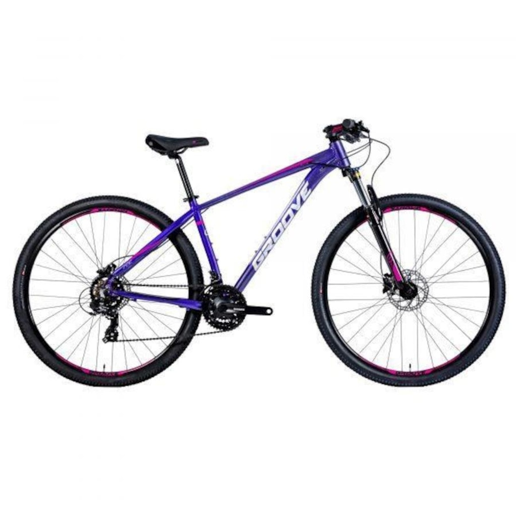 Bicicleta Groove Indie 30 - Aro 29 - Freio Hidráulico - Quadro 17 - Câmbio Shimano - 21V - Feminina