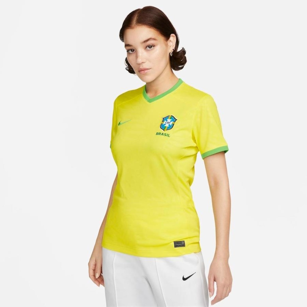 Camisa do Brasil I 2023/25 Torcedora Pro Nike - Feminina - Foto 1