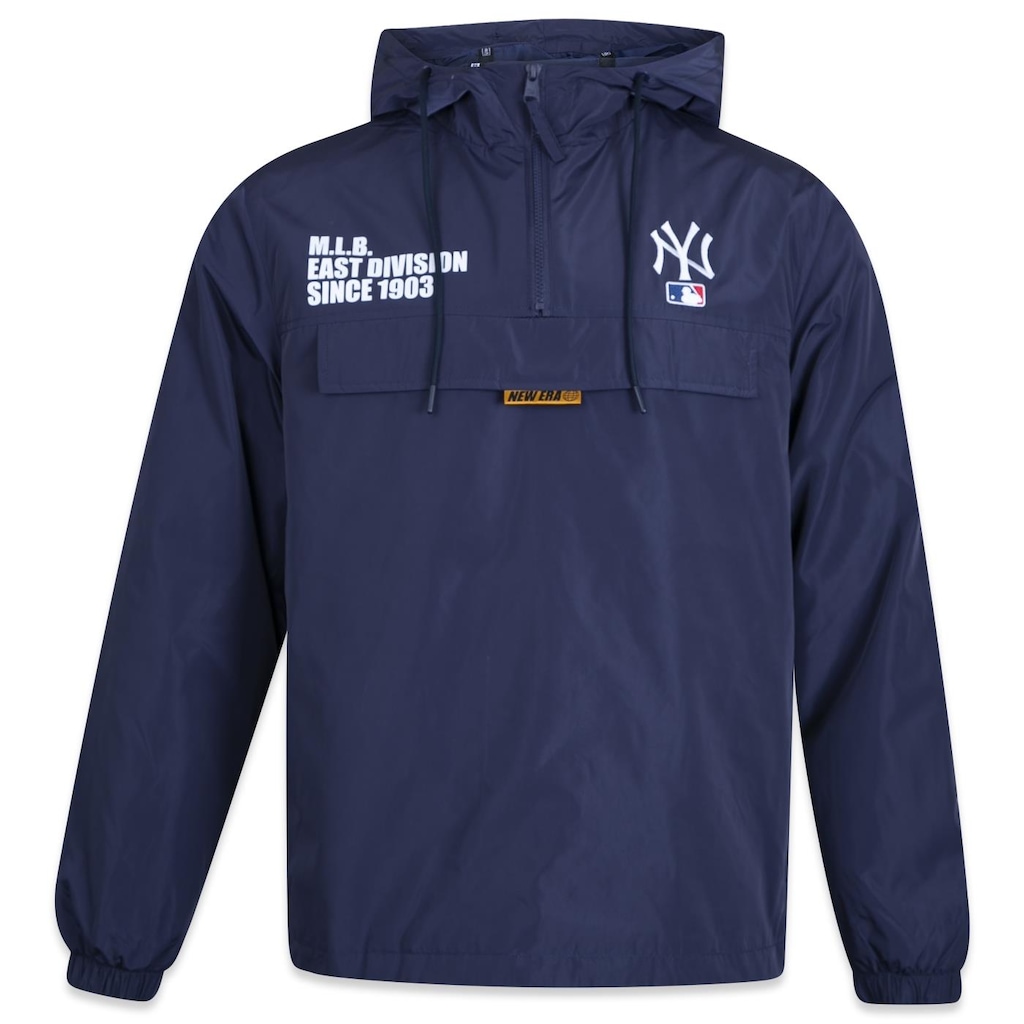 Jaqueta Corta Vento com Capuz New Era WINDBREAKER MLB NEW YORK YANKEES OFFLINE SURVIVOR - Masculina - Foto 1