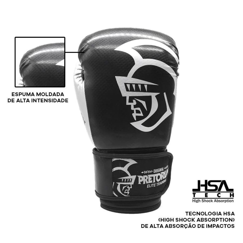 Imagem 2 do produto Kit de Boxe/Muay Thai Pretorian Elite Training