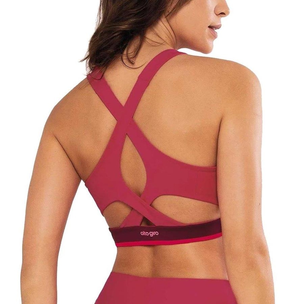 Imagem 2 do produto Top Fitness com Bojo Alto Giro Doble Side - Feminino