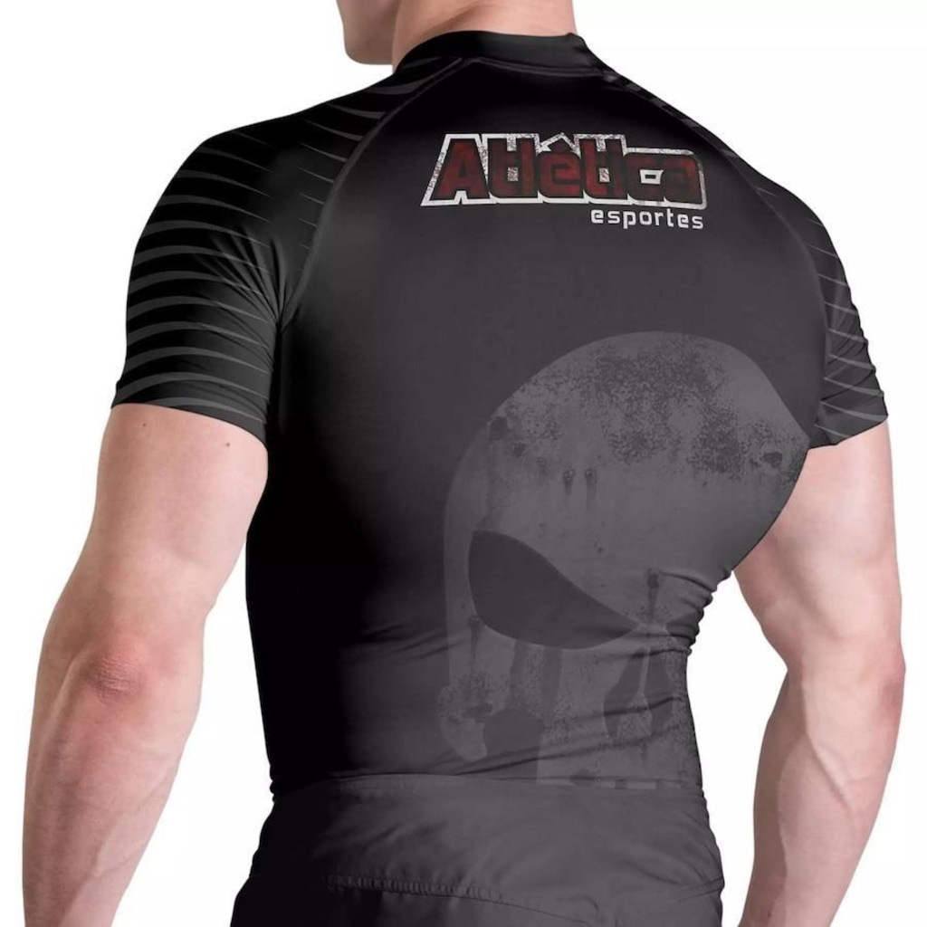 Esports Rash Guards Rash Guard Atlética Esportes Compr Justiceiro Mc Atl - Masculino | Centauro