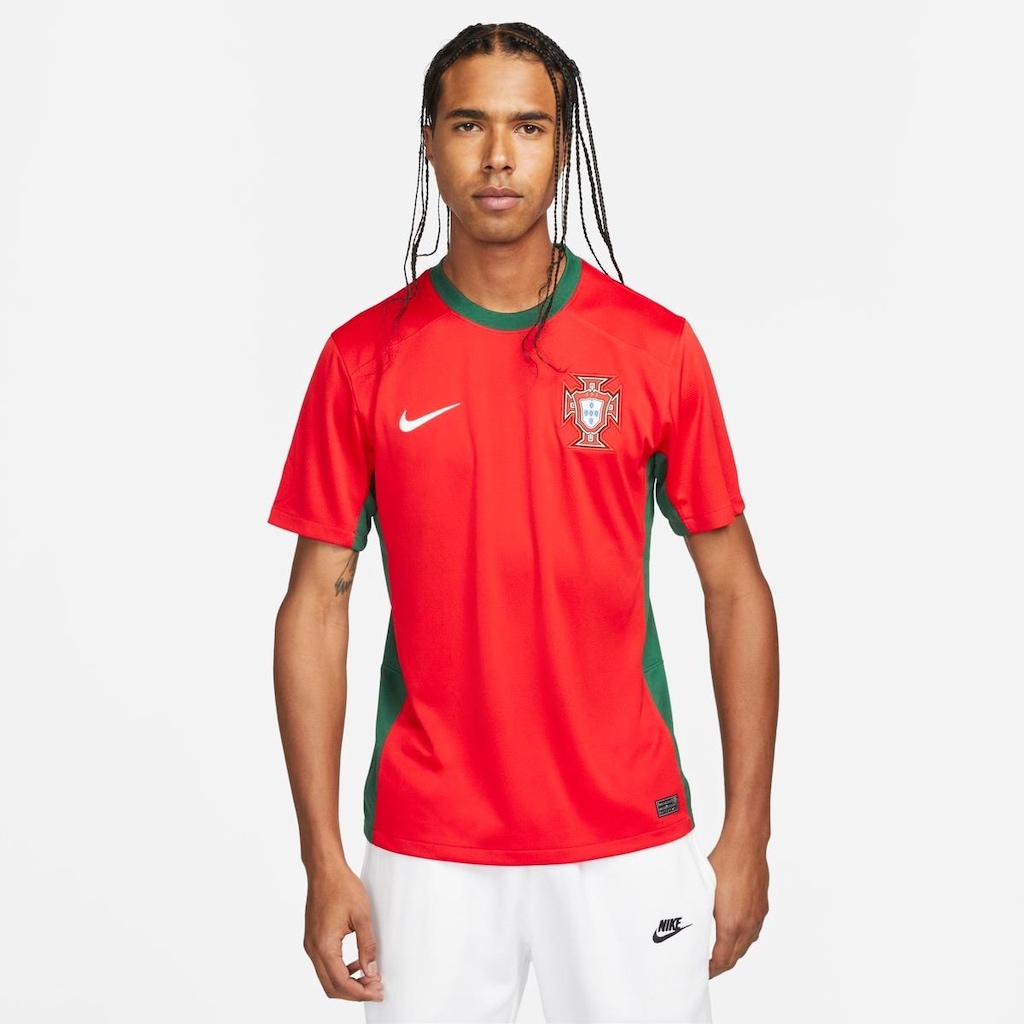 Camisa Portugal I 2023/24 Nike Torcedor Pro - Masculina - Foto 1