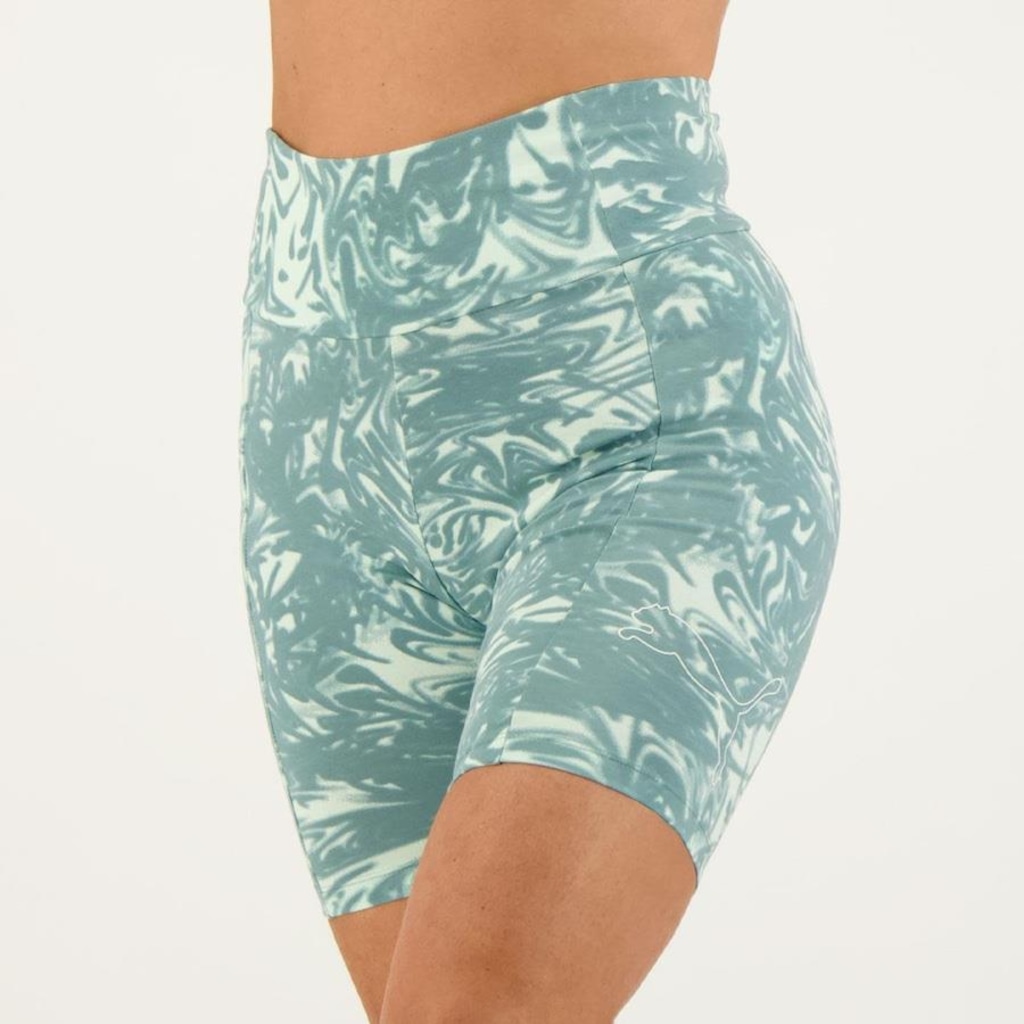 Shorts Puma Power AOP 7 - Feminino - Foto 1