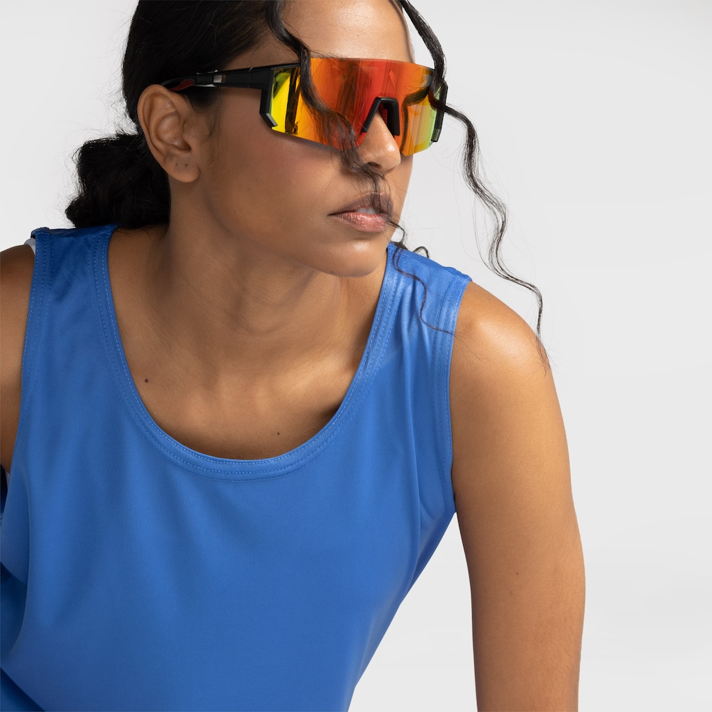 Imagem 4 do produto Camiseta Regata Whats Wear Dry Fit Lisa Básica Proteção Solar UV - Feminina